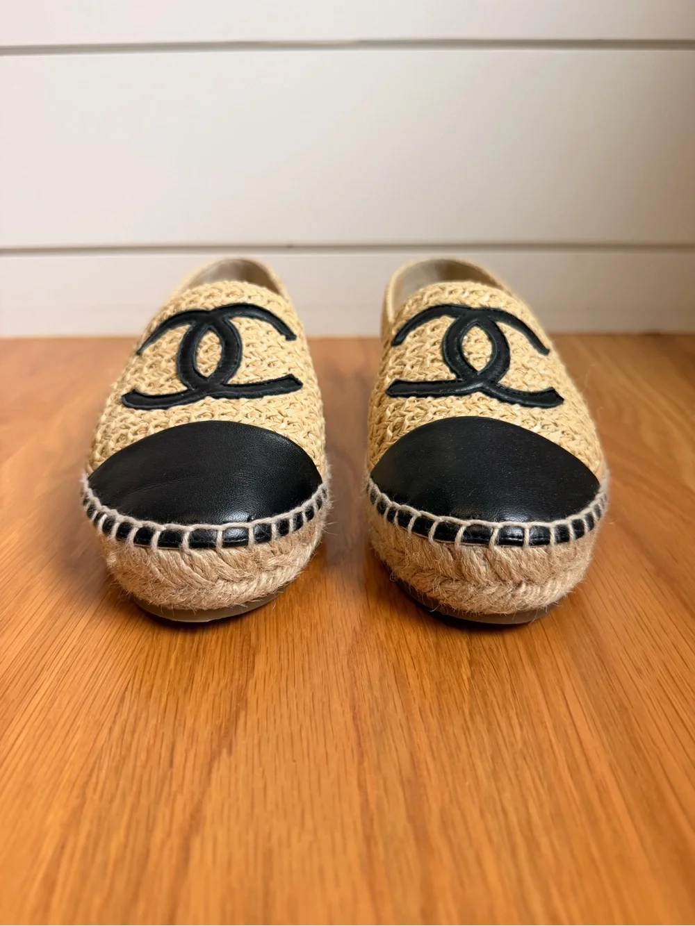 CHANEL 2022 Interlocking CC Logo Espadrilles